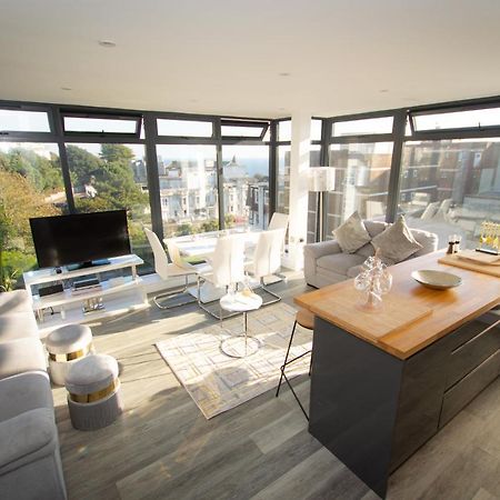 * Panoramic Penthouse With Sea & City Views Bournemouth Eksteriør bilde