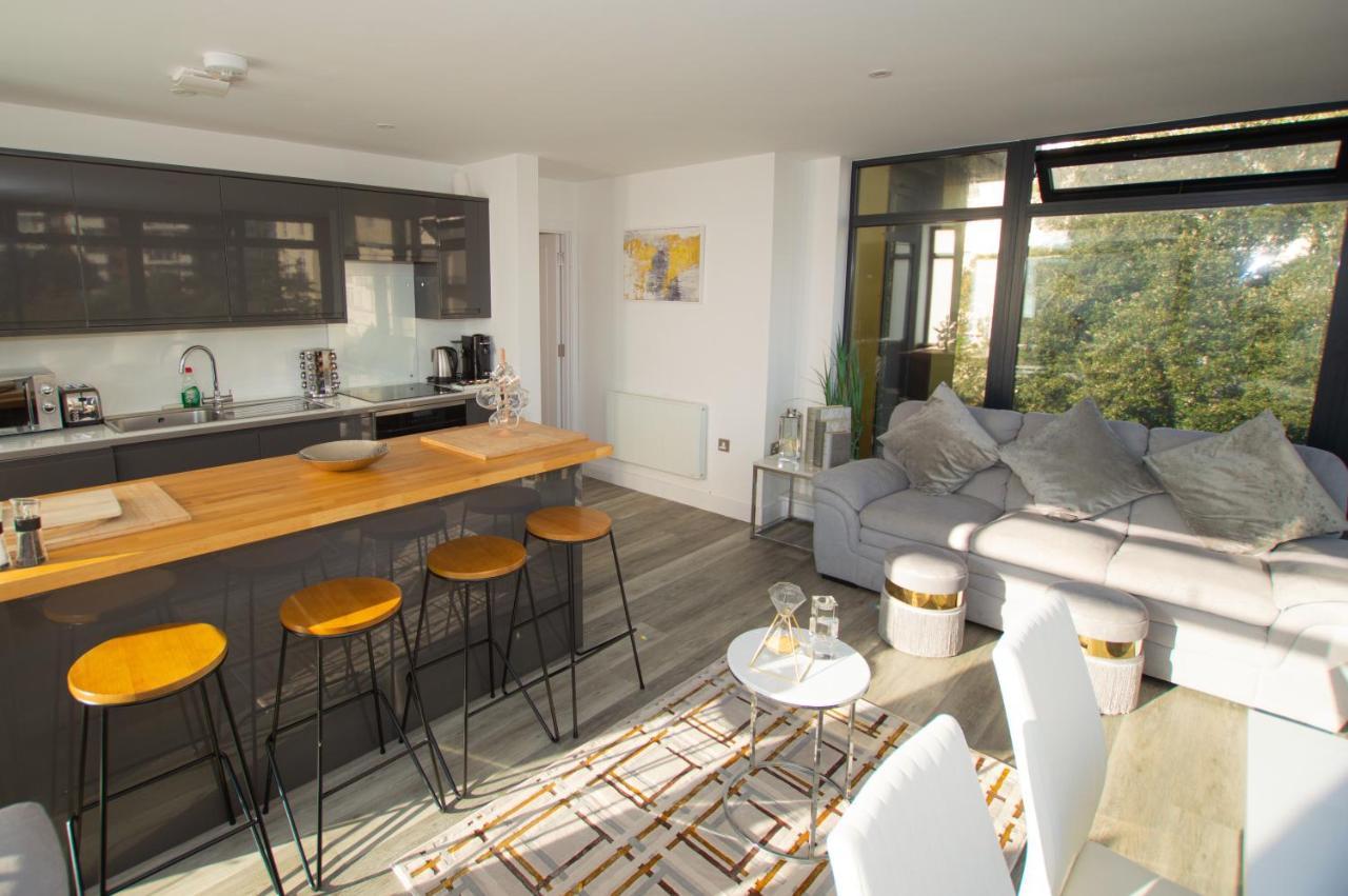 * Panoramic Penthouse With Sea & City Views Bournemouth Eksteriør bilde