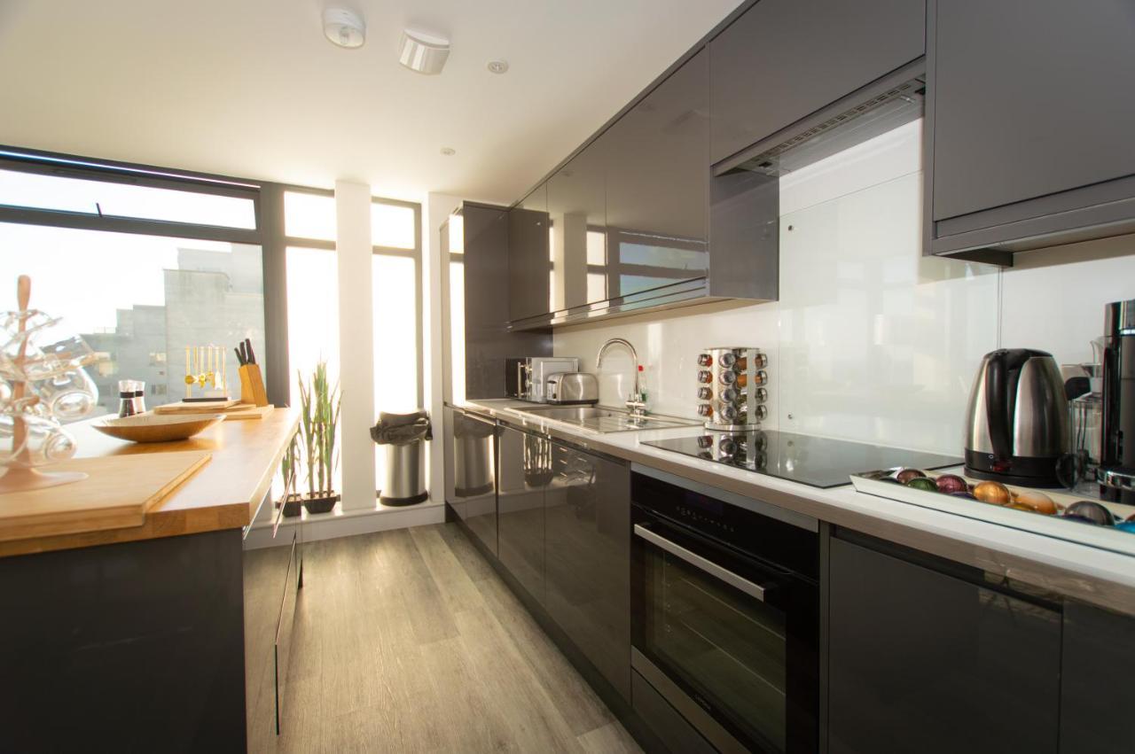 * Panoramic Penthouse With Sea & City Views Bournemouth Eksteriør bilde